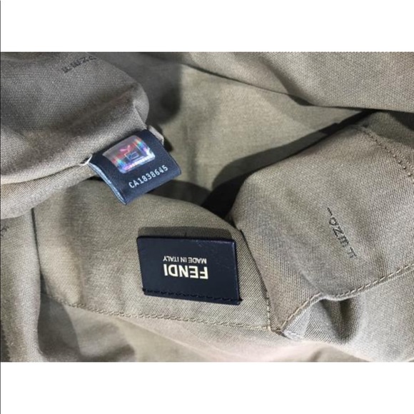 Fendi reddish-orange shopper tote bag - Picture 9 of 11